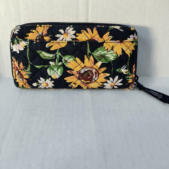 Vera Bradley Sunflower Wallet - Picture 2 of 15